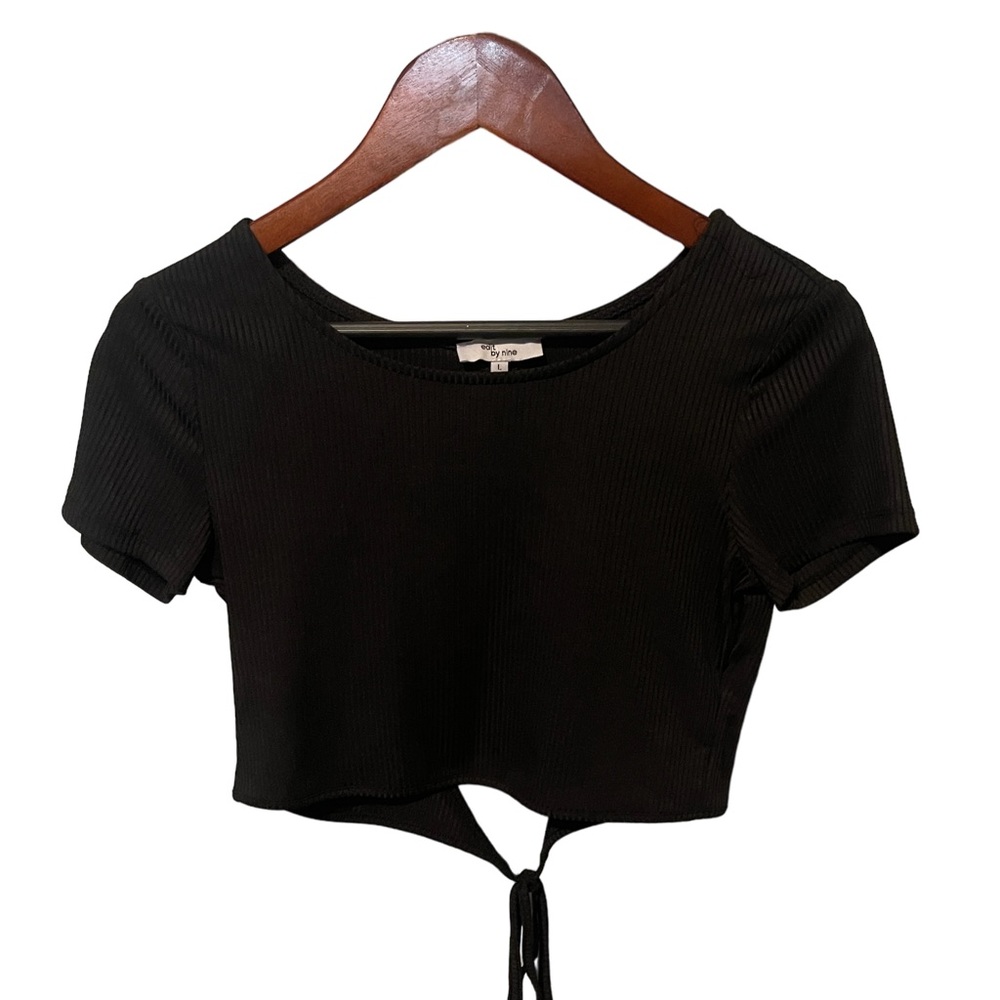 EDIT BY NINE black crop top